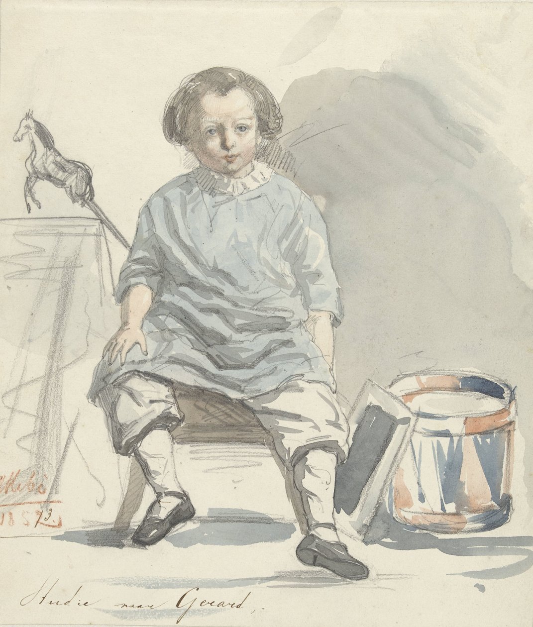 Studer etter Gerard av August Allebe