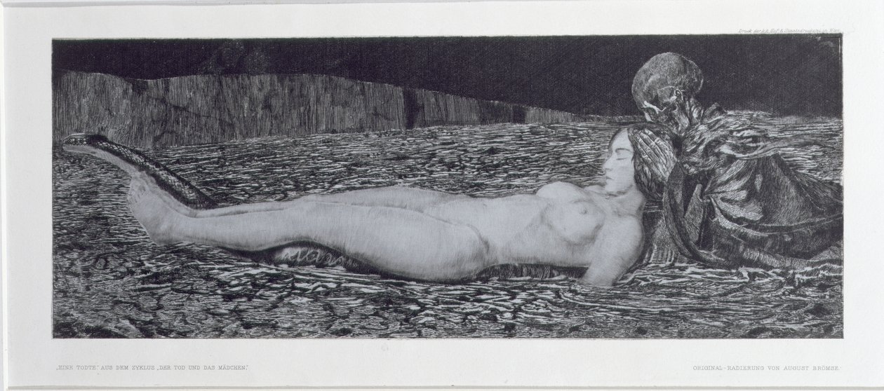 One Corpse, fra syklusen Death and the Maiden av August Bromse