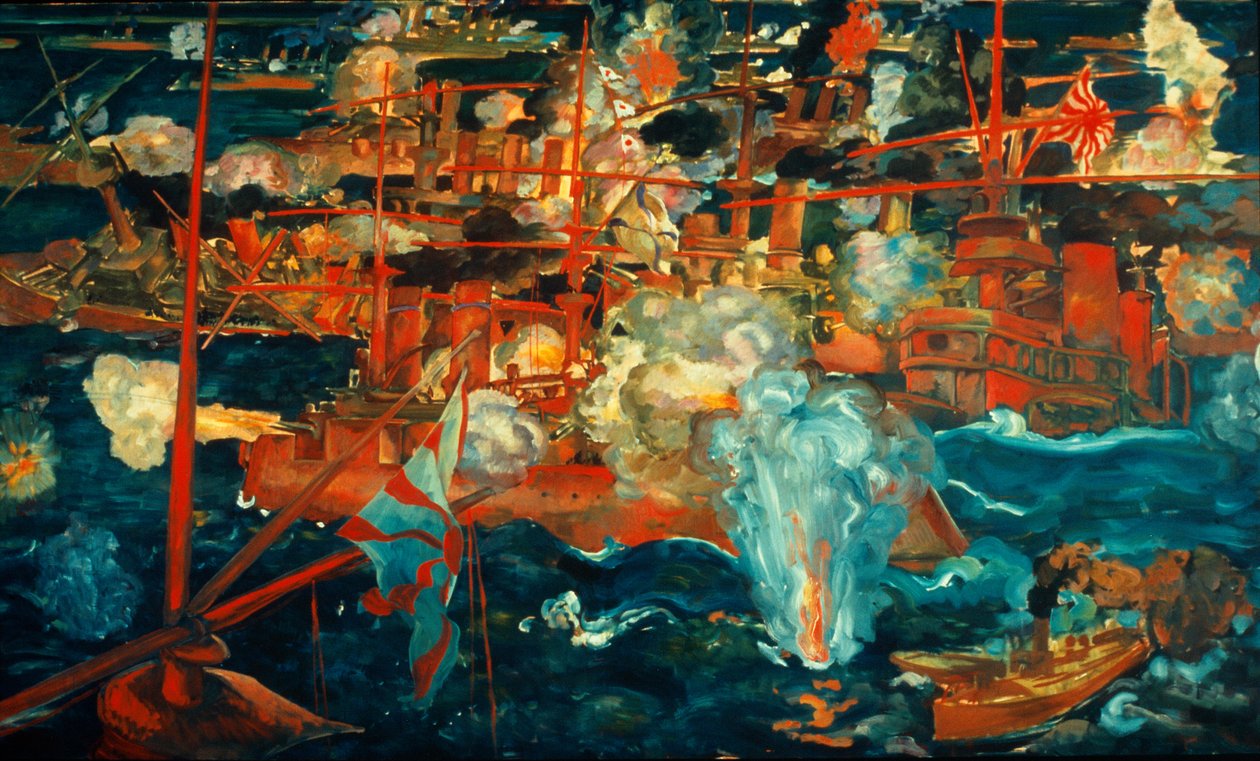 Russisk-japansk sjøslag, ca. 1918 av August Deusser