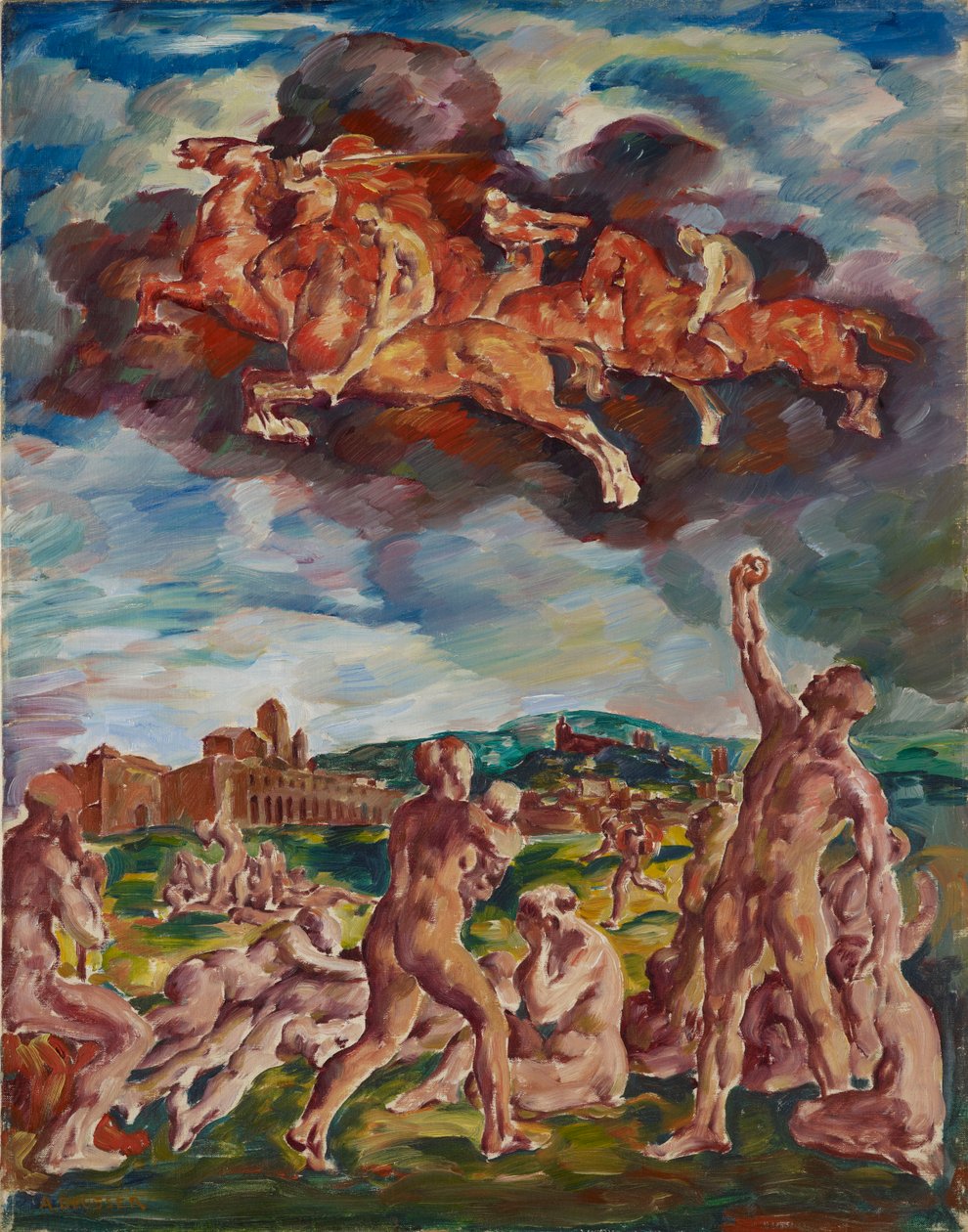 The Horsemen of the Apocalypse, 1917 av August Deusser