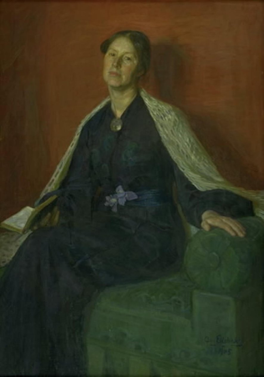 Portrett av en dame av August Eiebakke