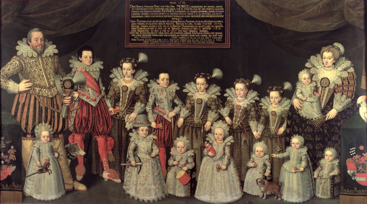 Moritz den lærde og hans familie, av August Erich