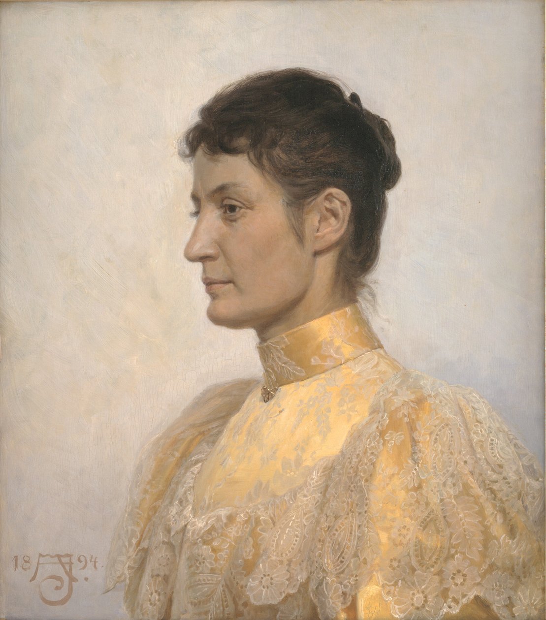Portrett av Marie Oppermann av August Jerndorff