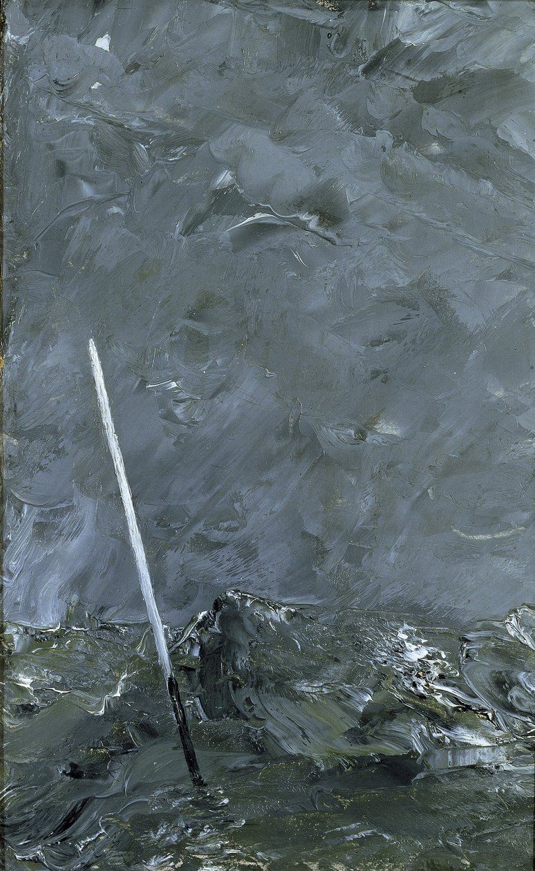 Stormfull sjøbøye uten toppmerke, 1892 av August Johan Strindberg