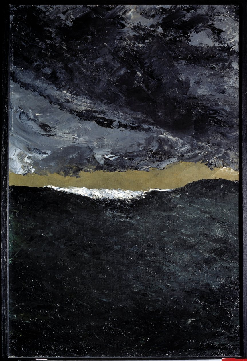 Bølge VII. Maleri av August Strindberg (1849-1912) Ec. Saksøkt. av August Johan Strindberg