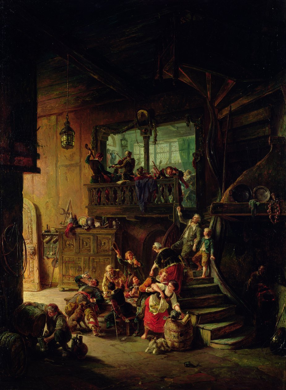Hostelry Life, 1865 av August Levin von Wille
