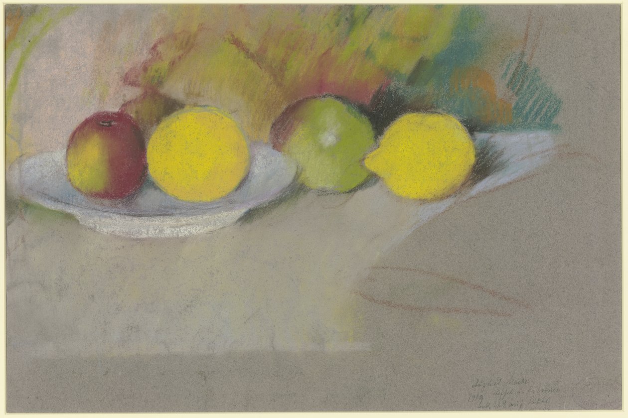 Epler og sitroner av August Macke