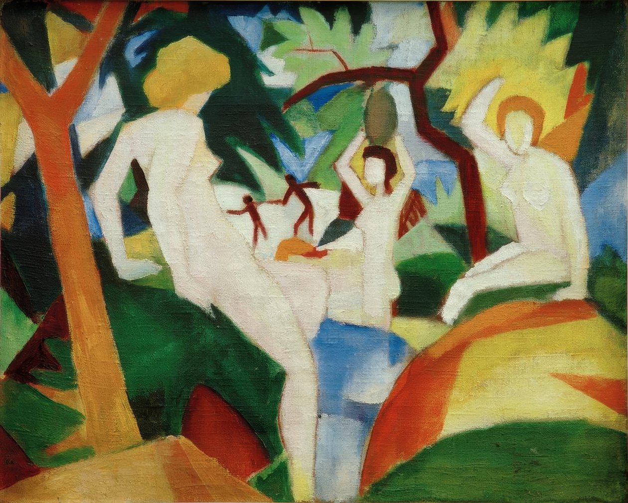 Badende kvinner av August Macke