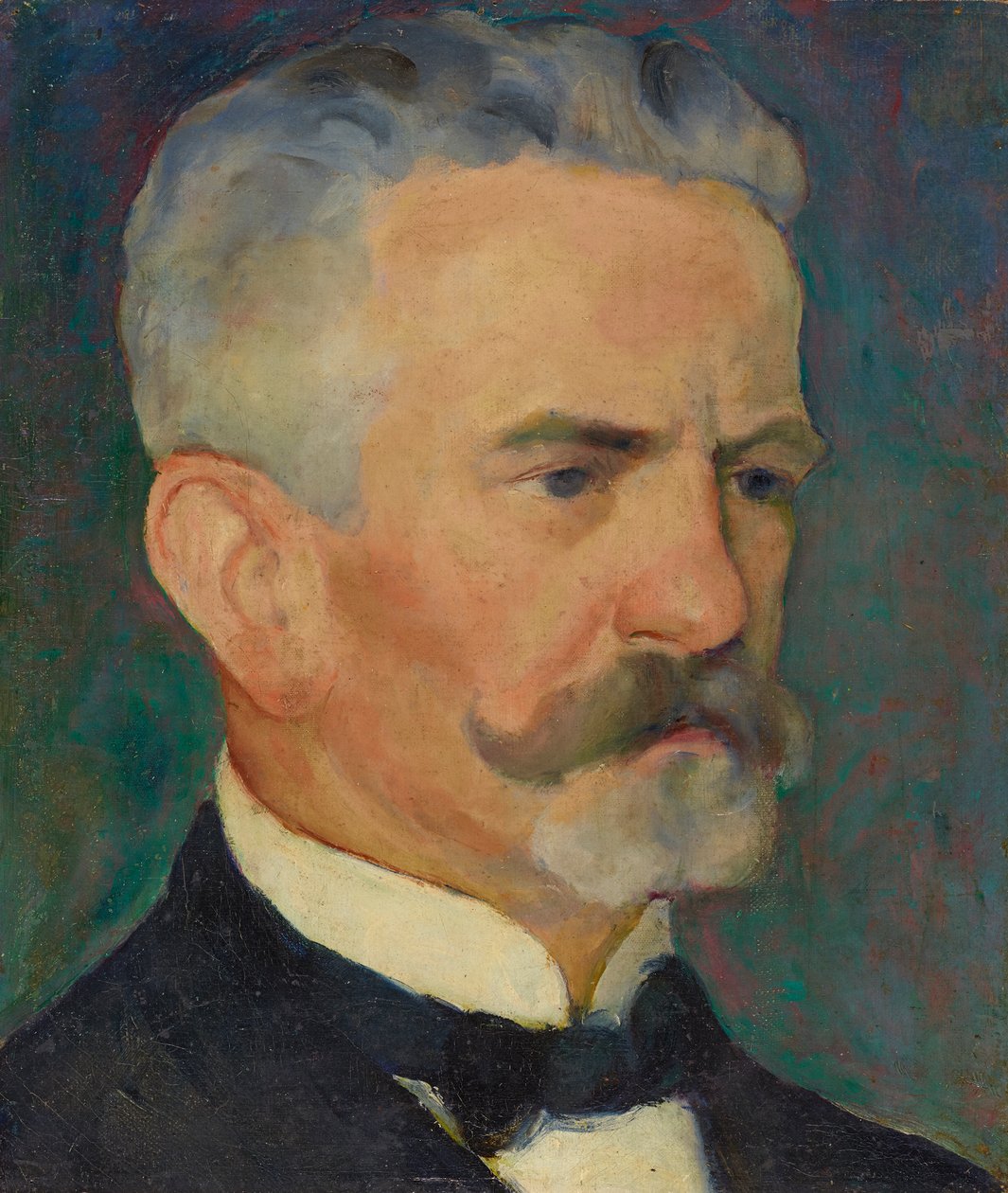 Portrett av Bernhard Koehler av August Macke