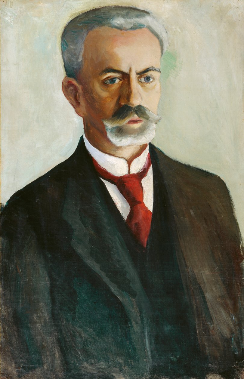 Portrett av Bernhard Köhler av August Macke