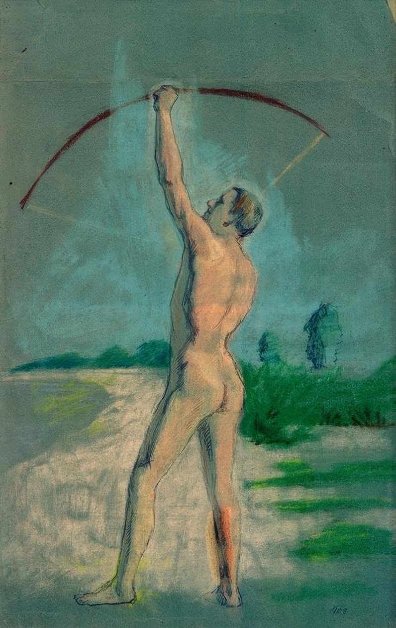 Bueskytter av August Macke