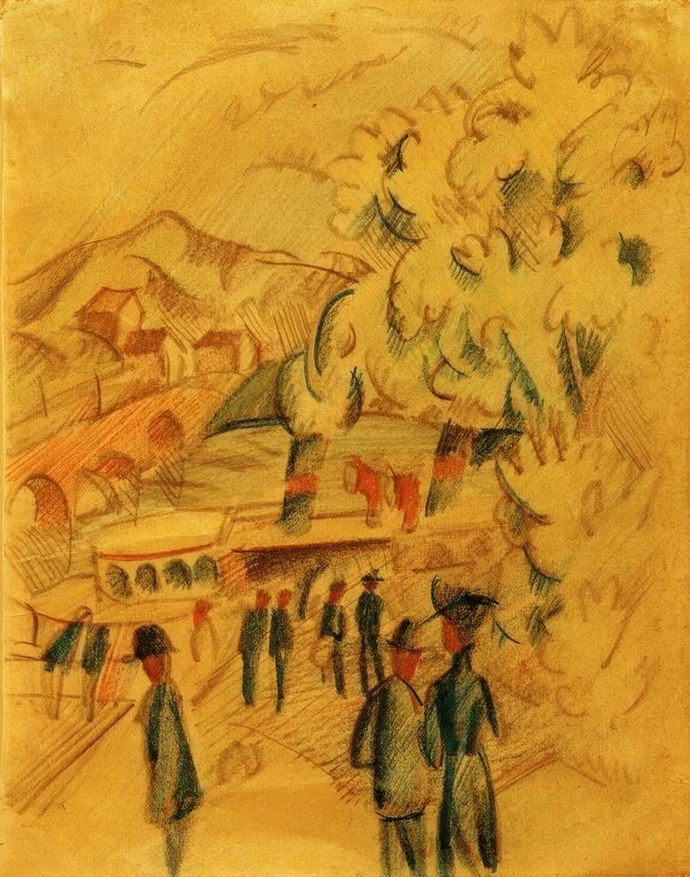 Veien til landet av August Macke