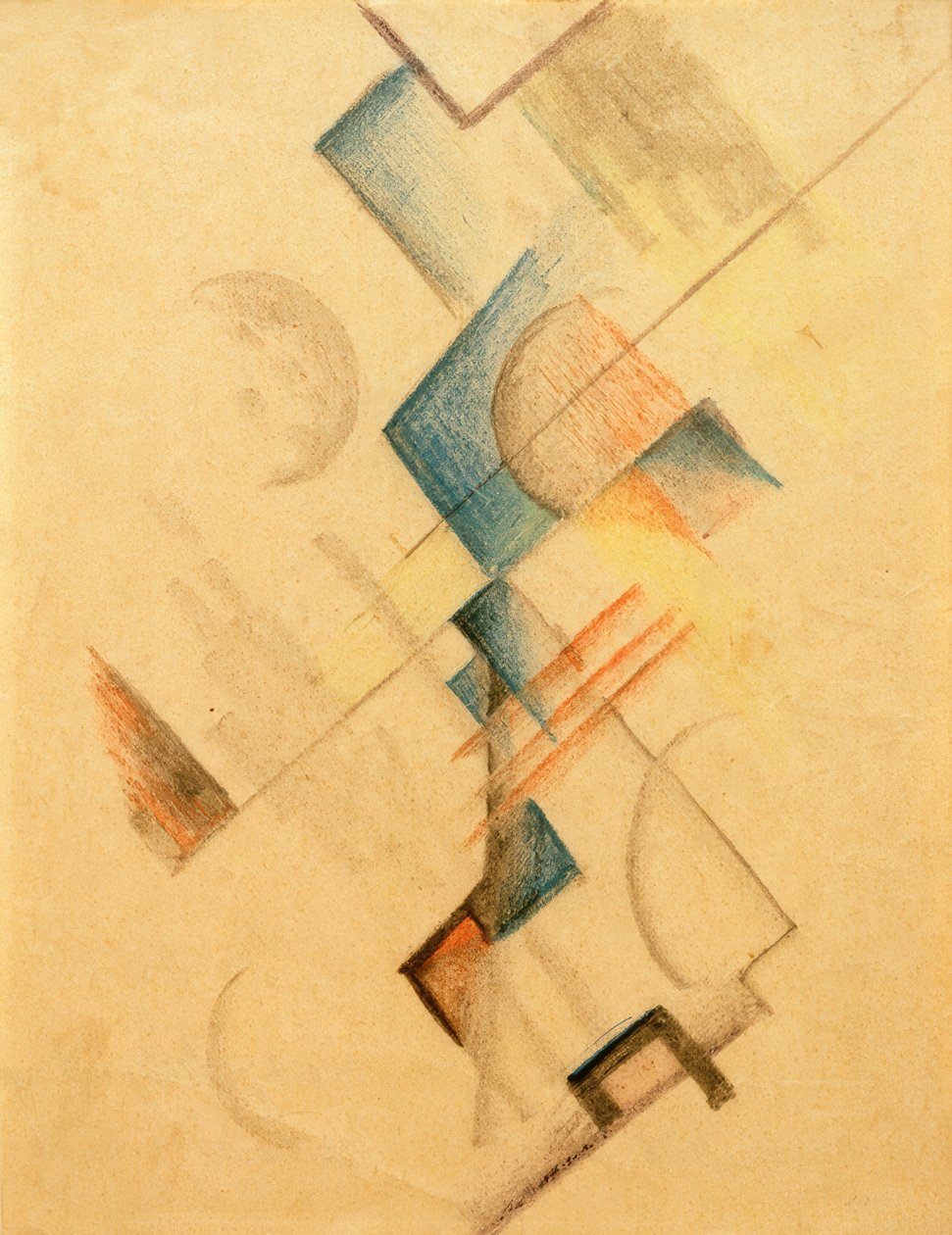 Fargede former (abstrakte former) av August Macke