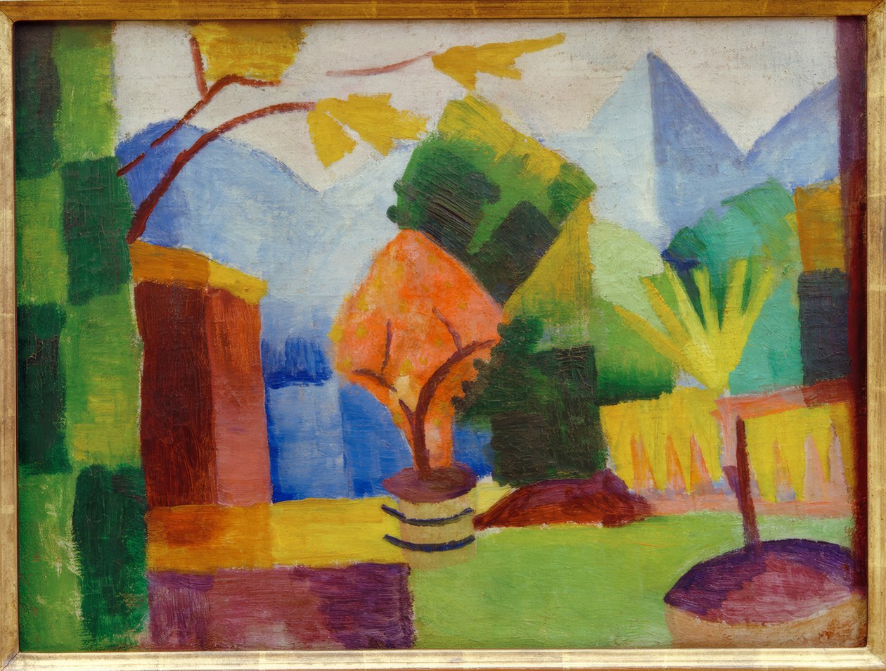 Hage ved Thunsjøen av August Macke