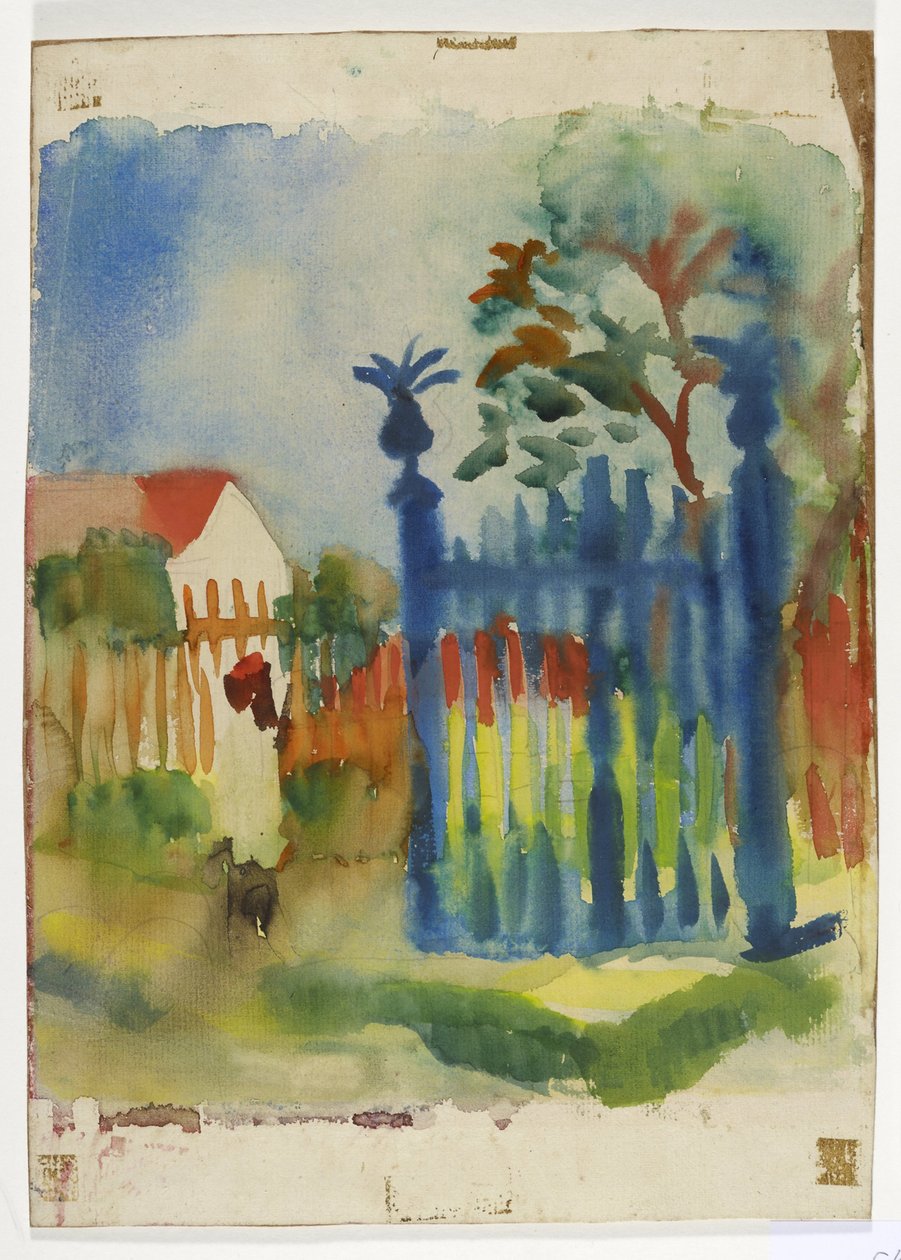 hageport av August Macke