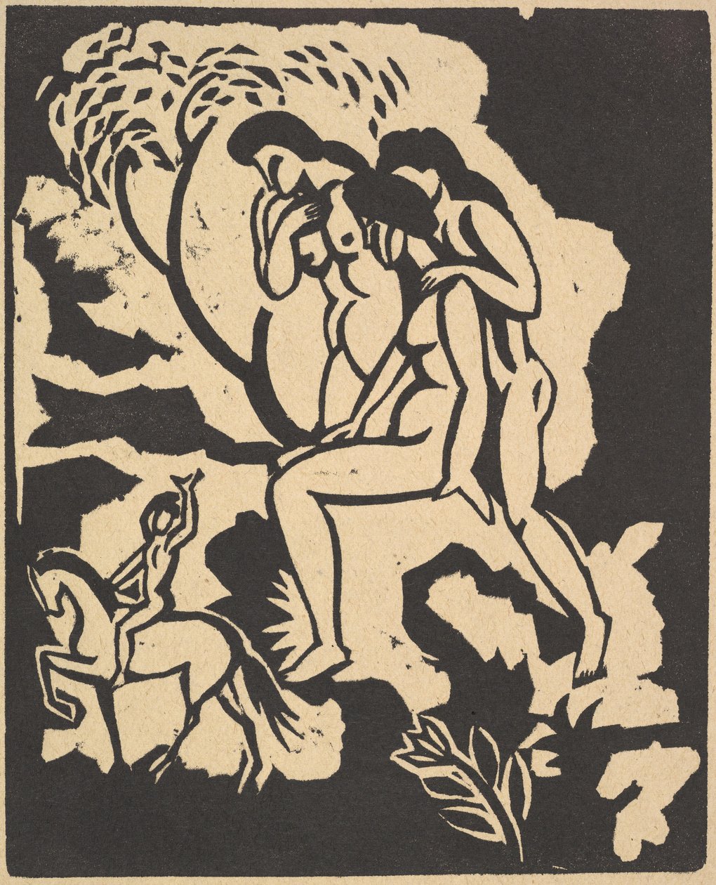 Hilsen Hilsen, 1912. av August Macke