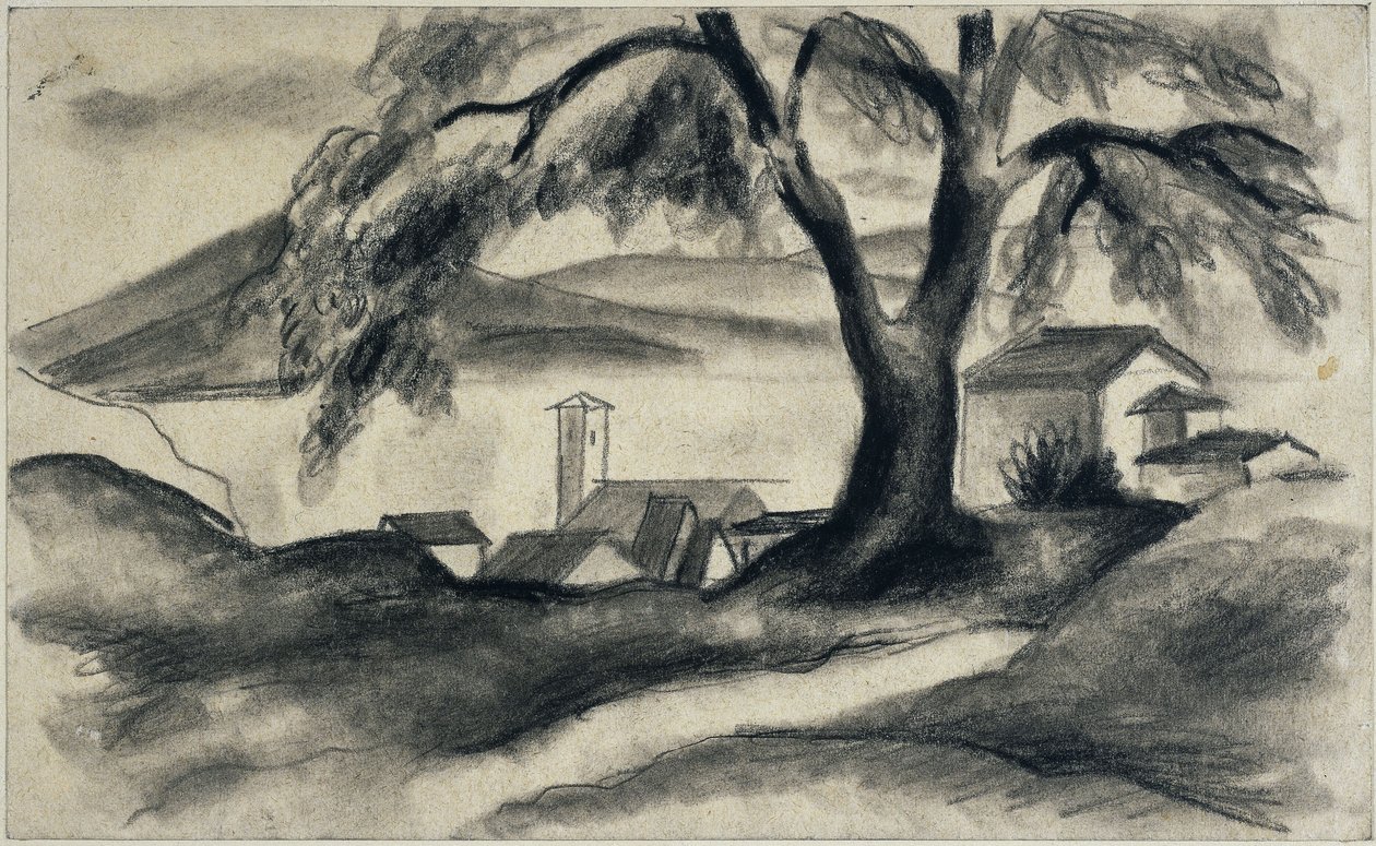 Hilterfingen ved Thunsjøen av August Macke