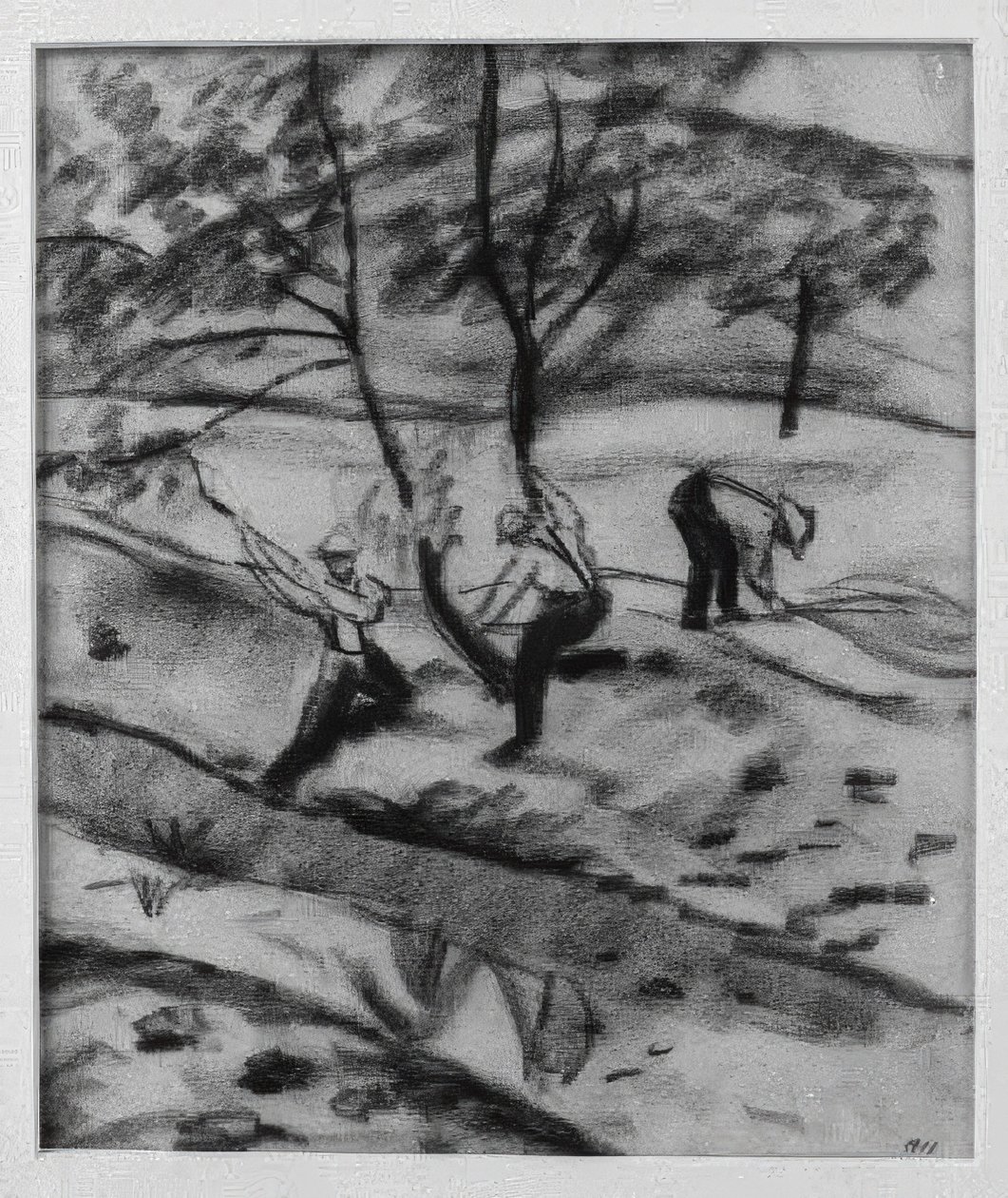Tømmerhogger i Kandern av August Macke