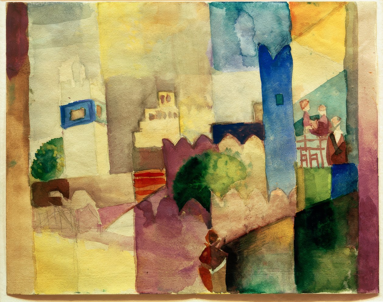 Kairouan III av August Macke