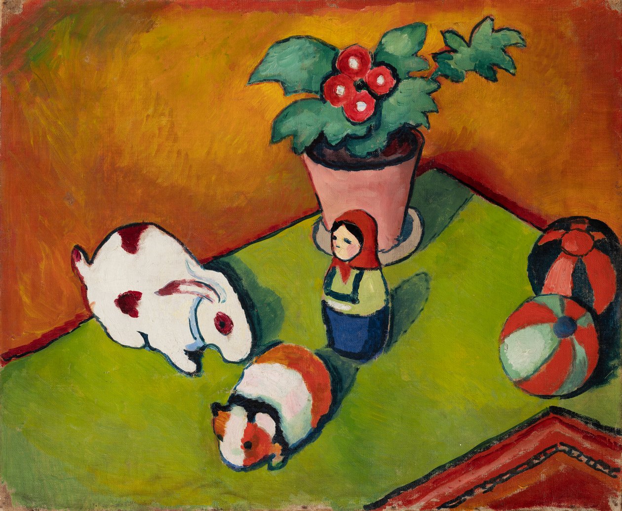 Lille Walters leker av August Macke