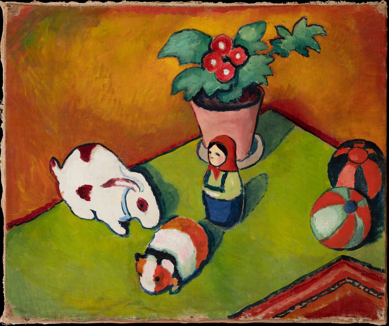 Lille Walters leker av August Macke