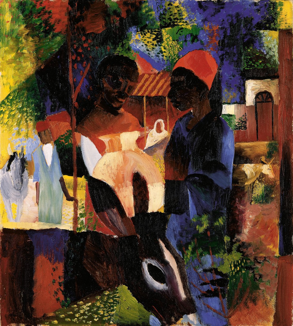 Marked i Tunis av August Macke