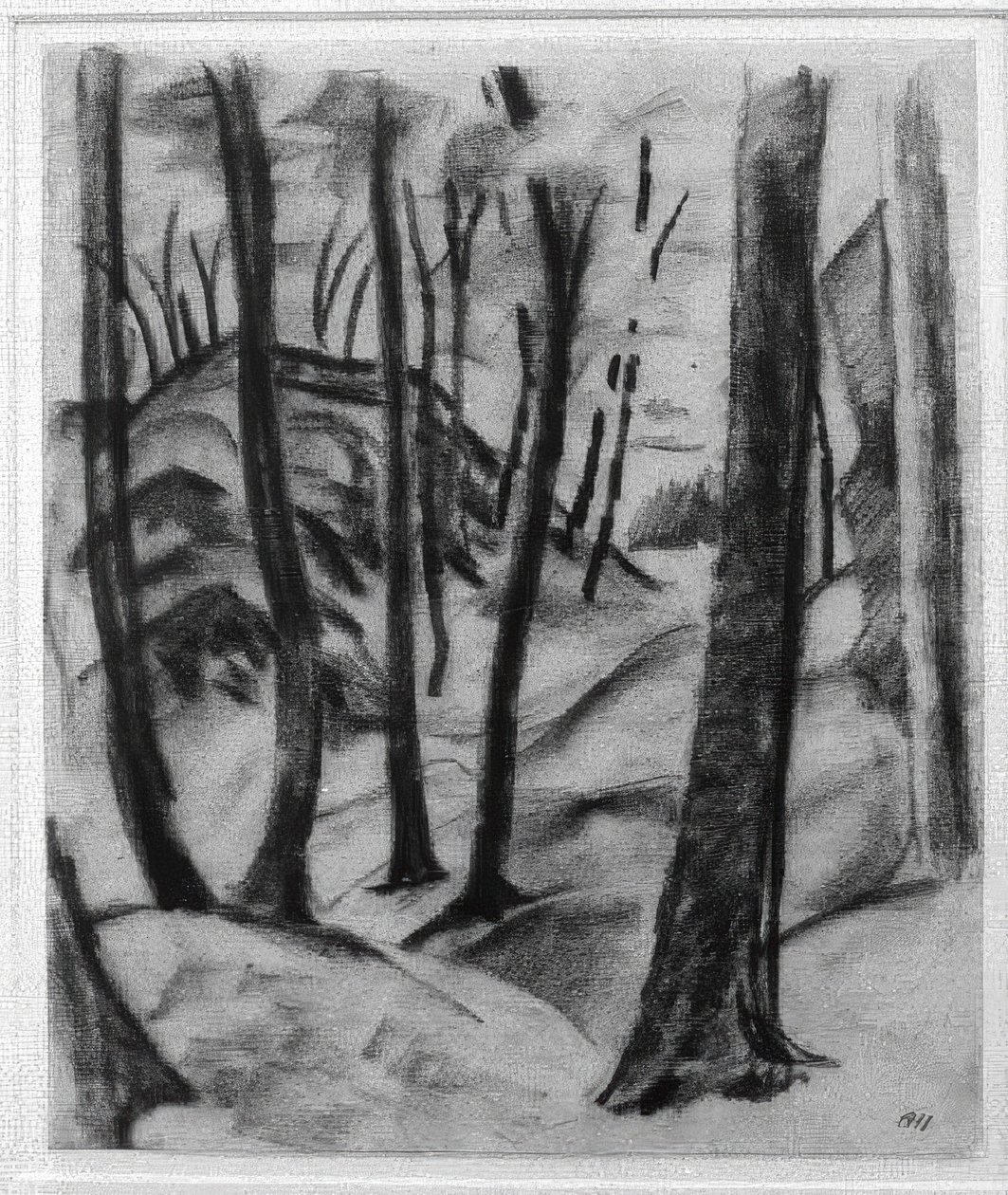 Motiv fra Wolfsschlucht av August Macke