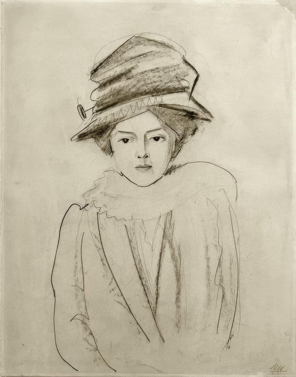 Portrett av Elly Jost av August Macke