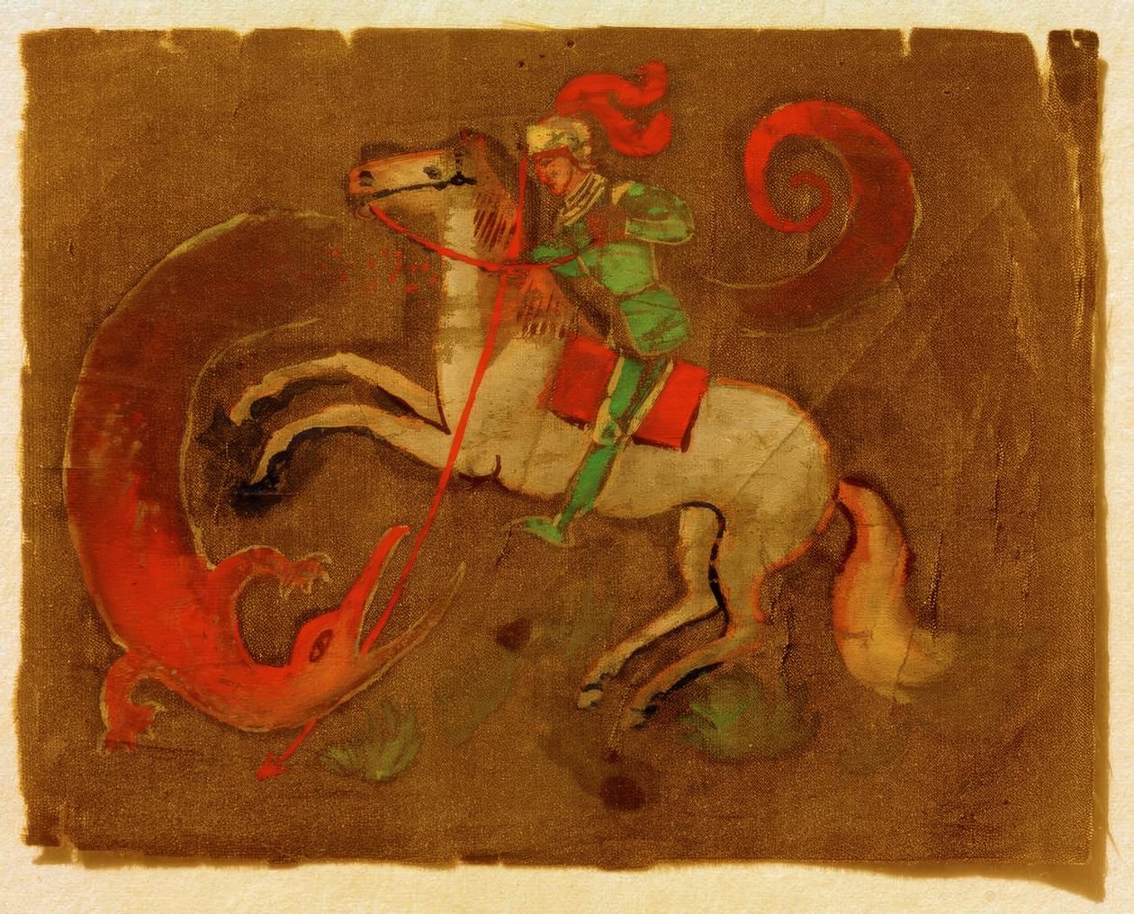 Ridder George og dragen av August Macke
