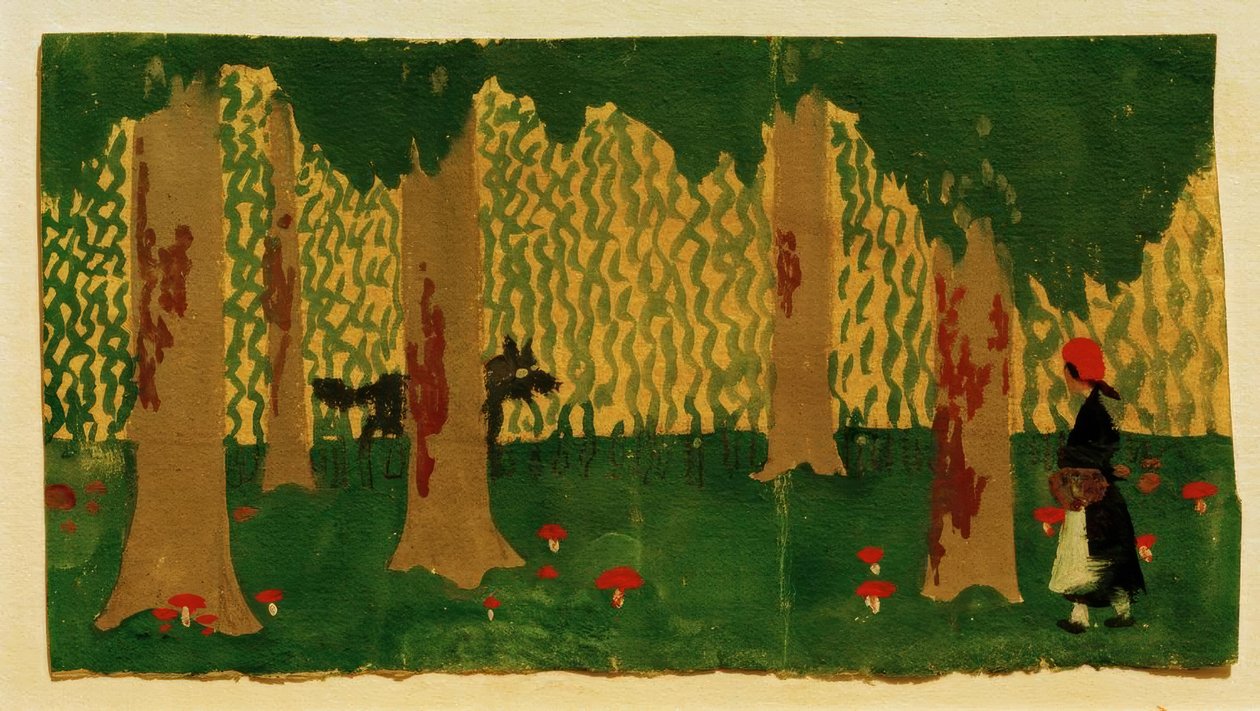 Rødhette av August Macke