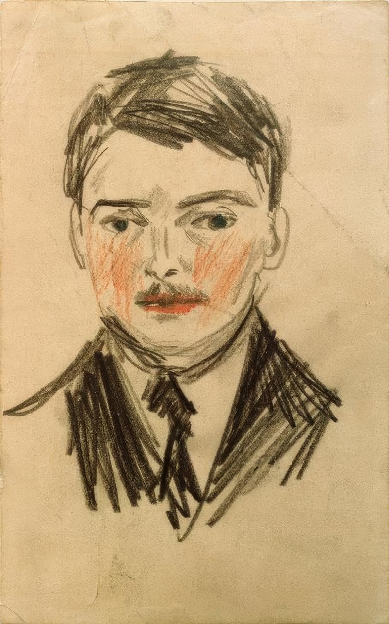 Selvportrett av August Macke