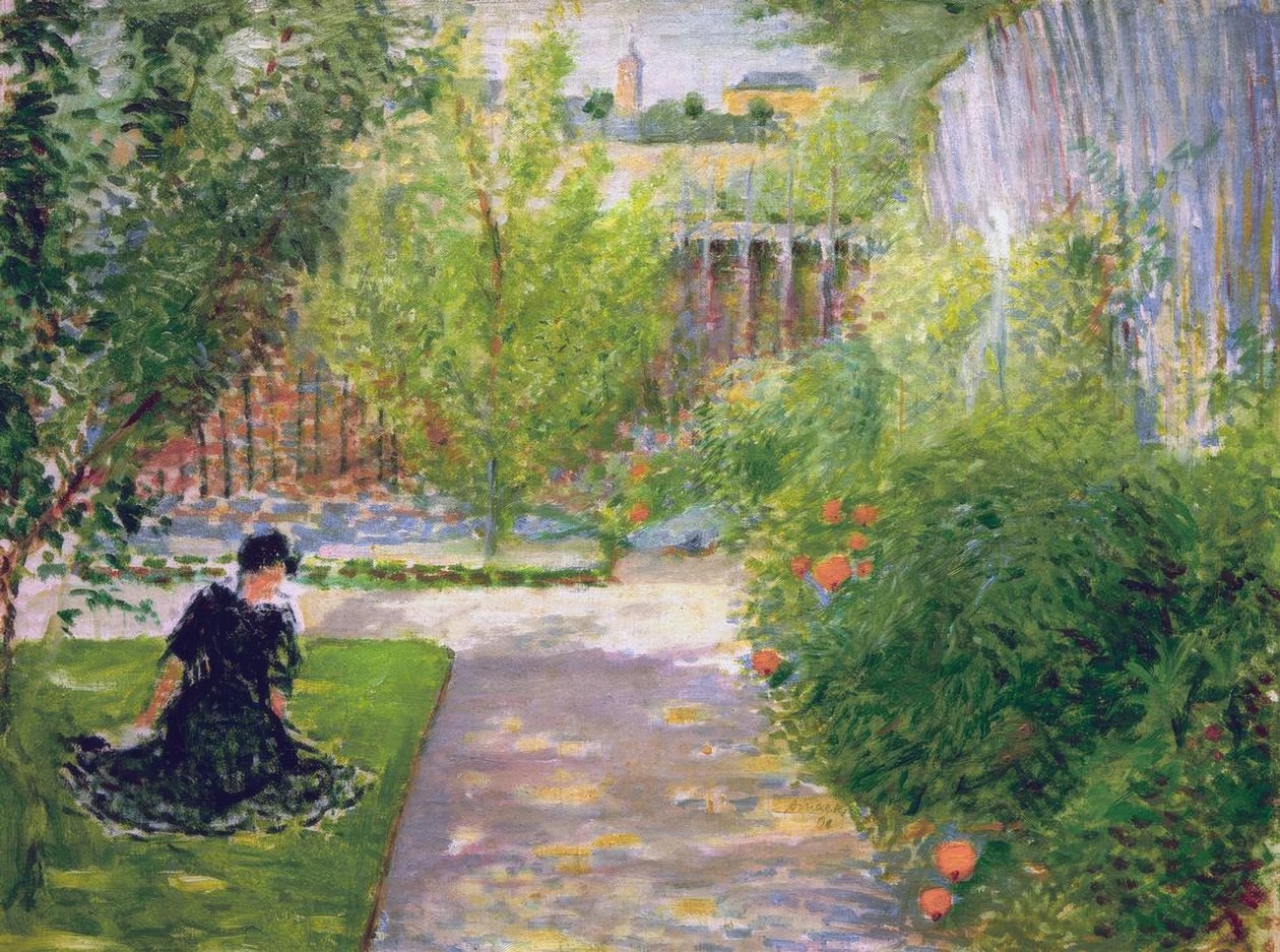 Solrik hage av August Macke
