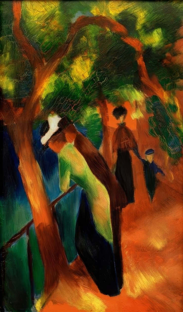 Solrik måte av August Macke