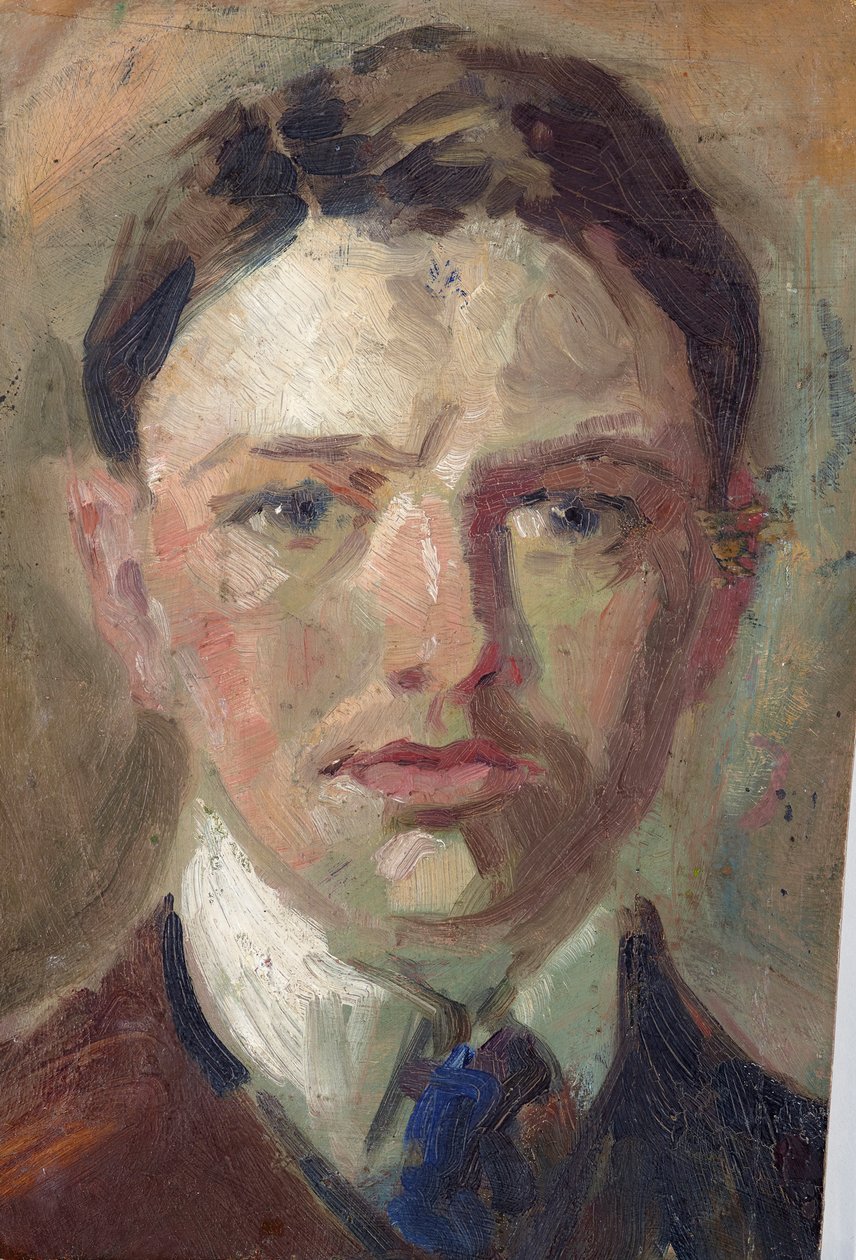 Studie til et selvportrett av August Macke