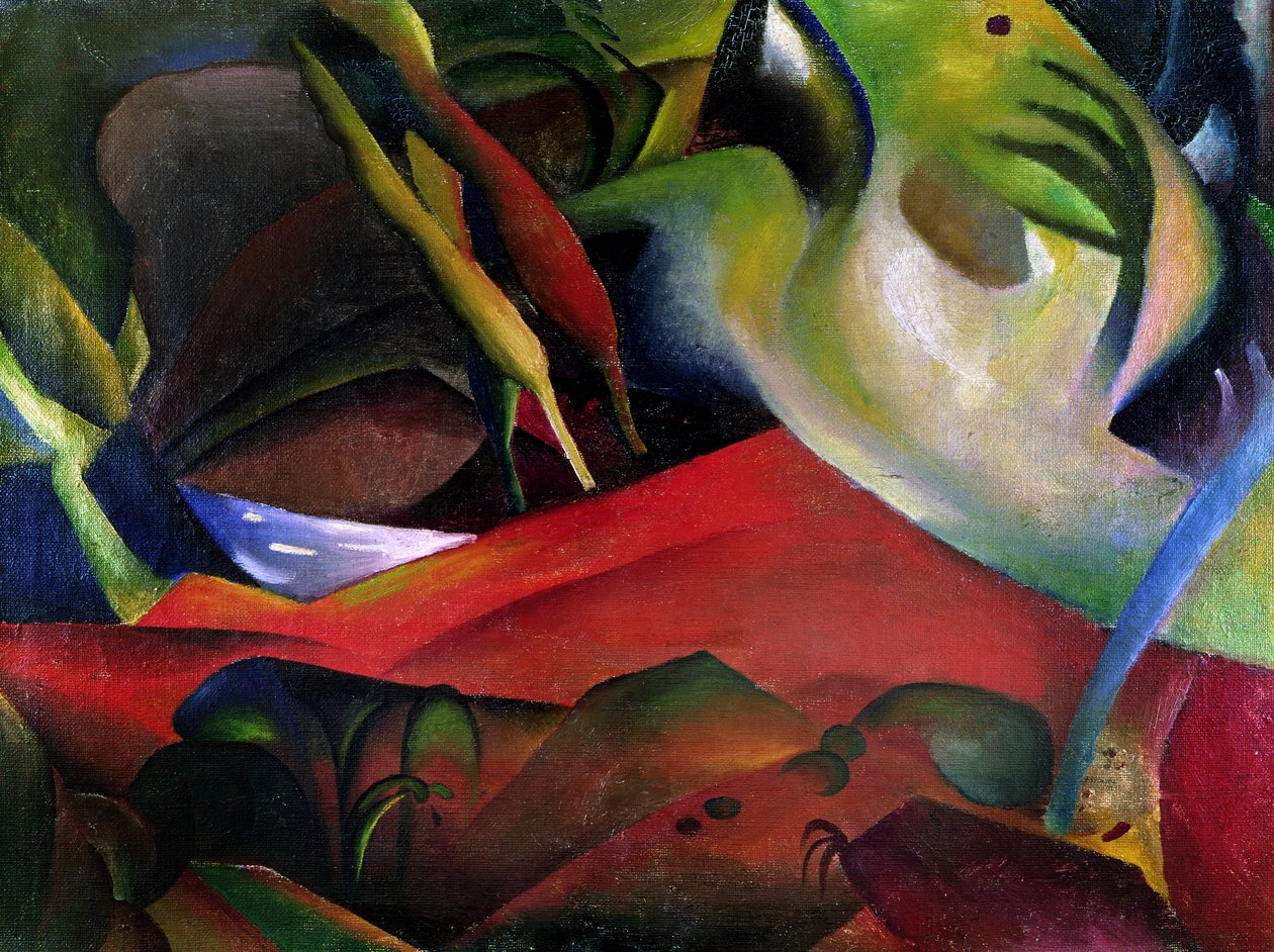 Stormen, 1911 av August Macke