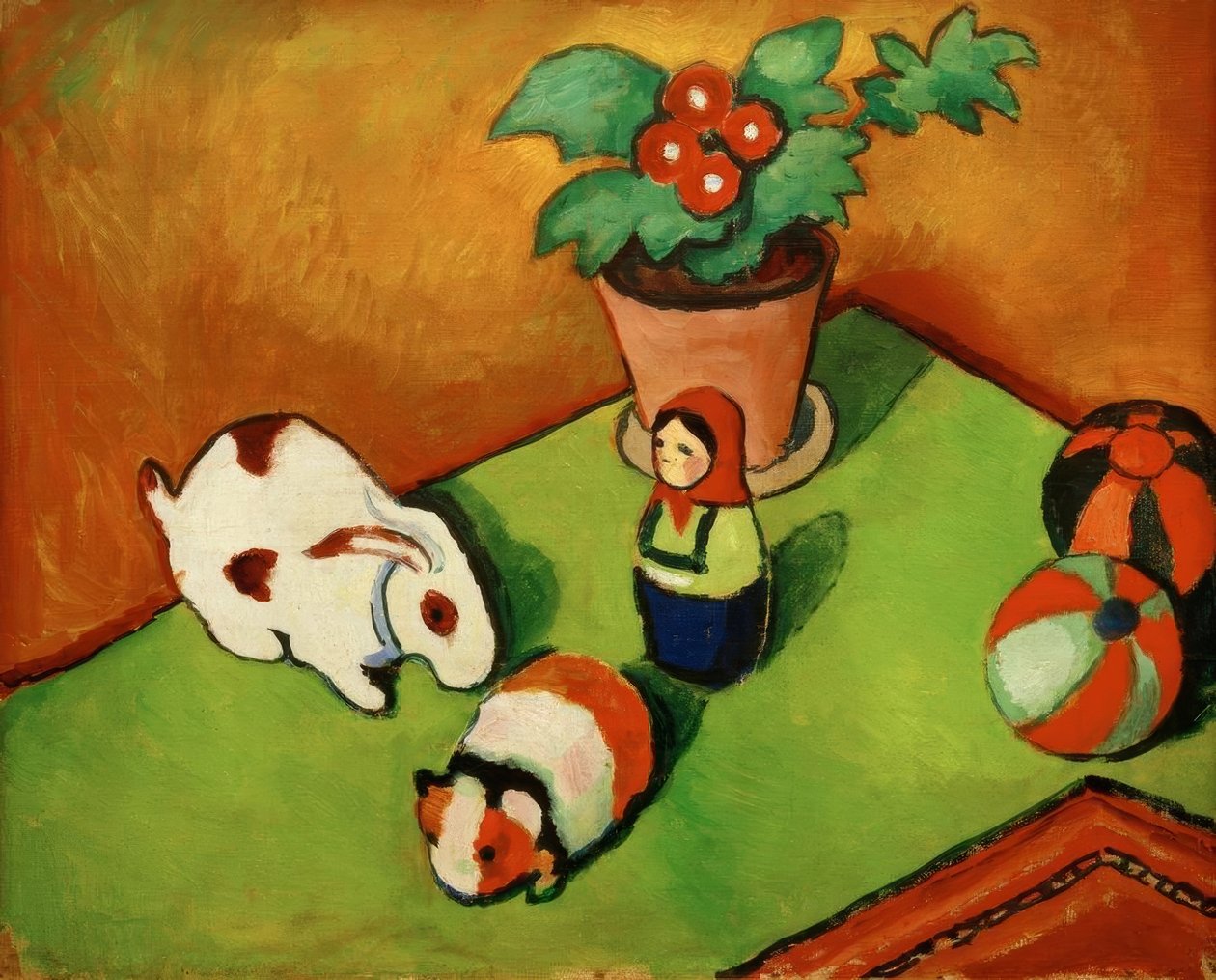 Lille Walters leker av August Macke