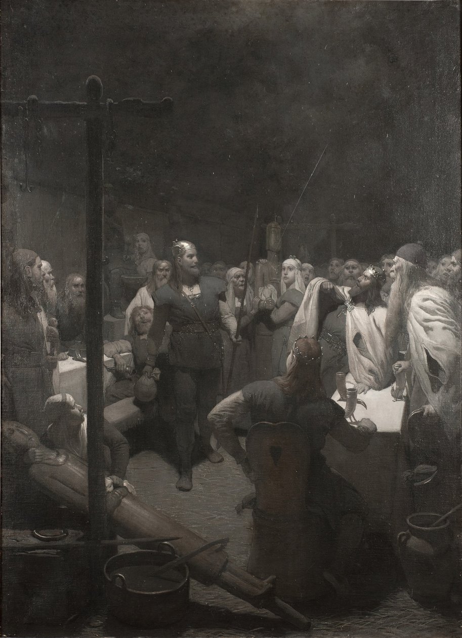 Balders bål (fra Frithiofs saga) av August Malmström