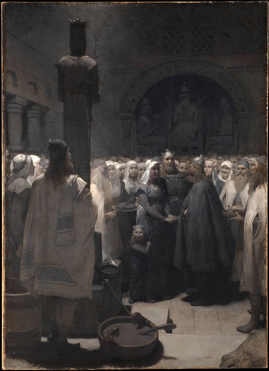 Forsoningen (fra Fridtjofs saga) av August Malmström