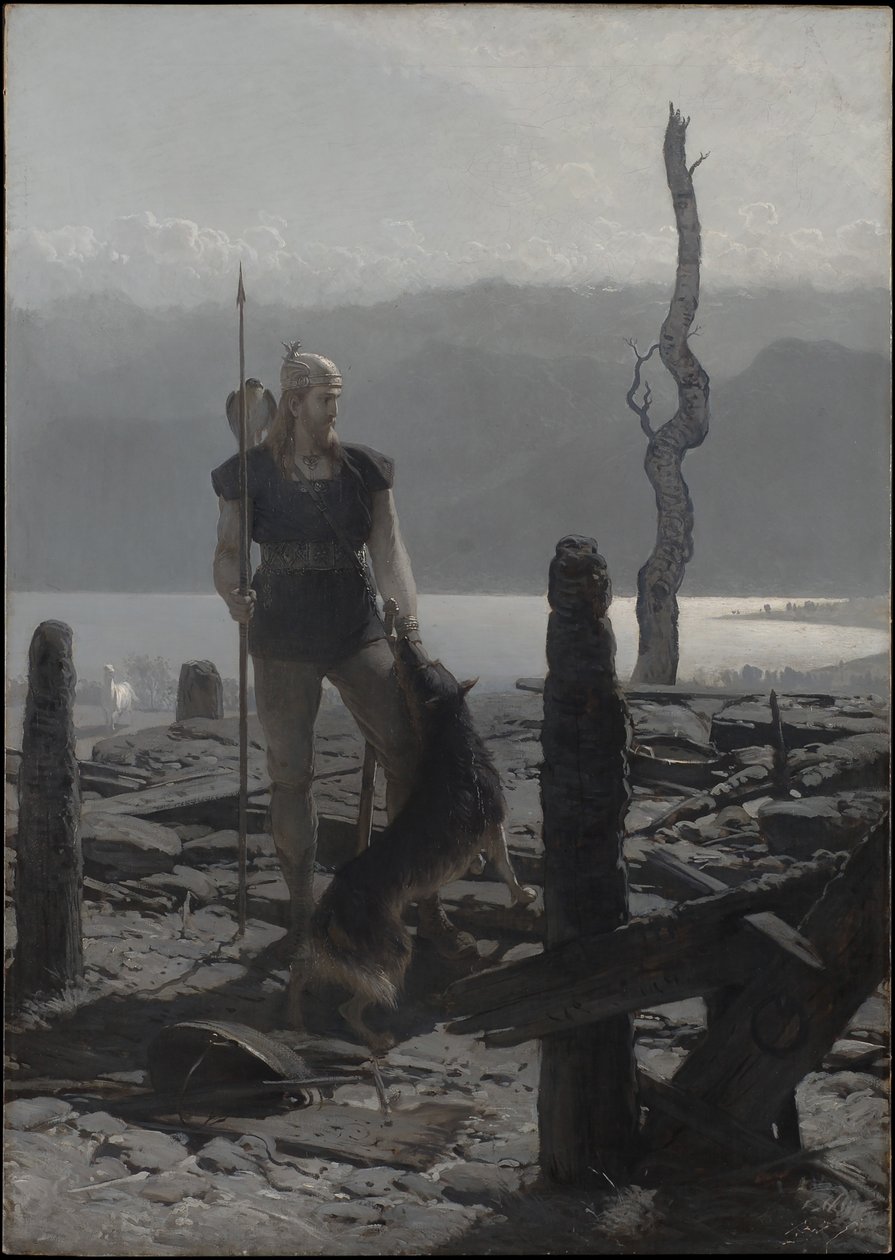 Frithiofs saga: Frithiofs gjenkomst, 1880-årene. av August Malmström