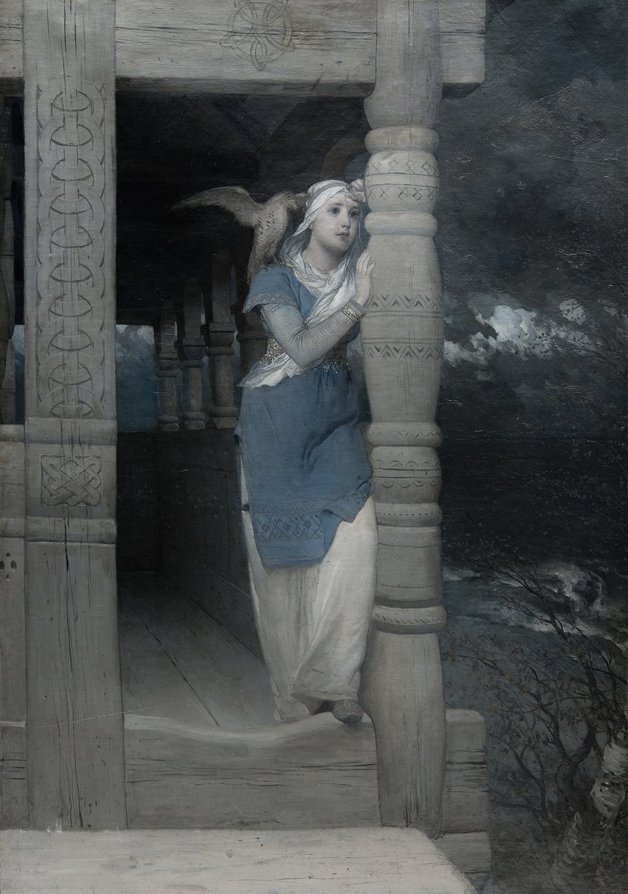 Frithiofs saga: Ingeborgs klagesang, 1880-årene. av August Malmström