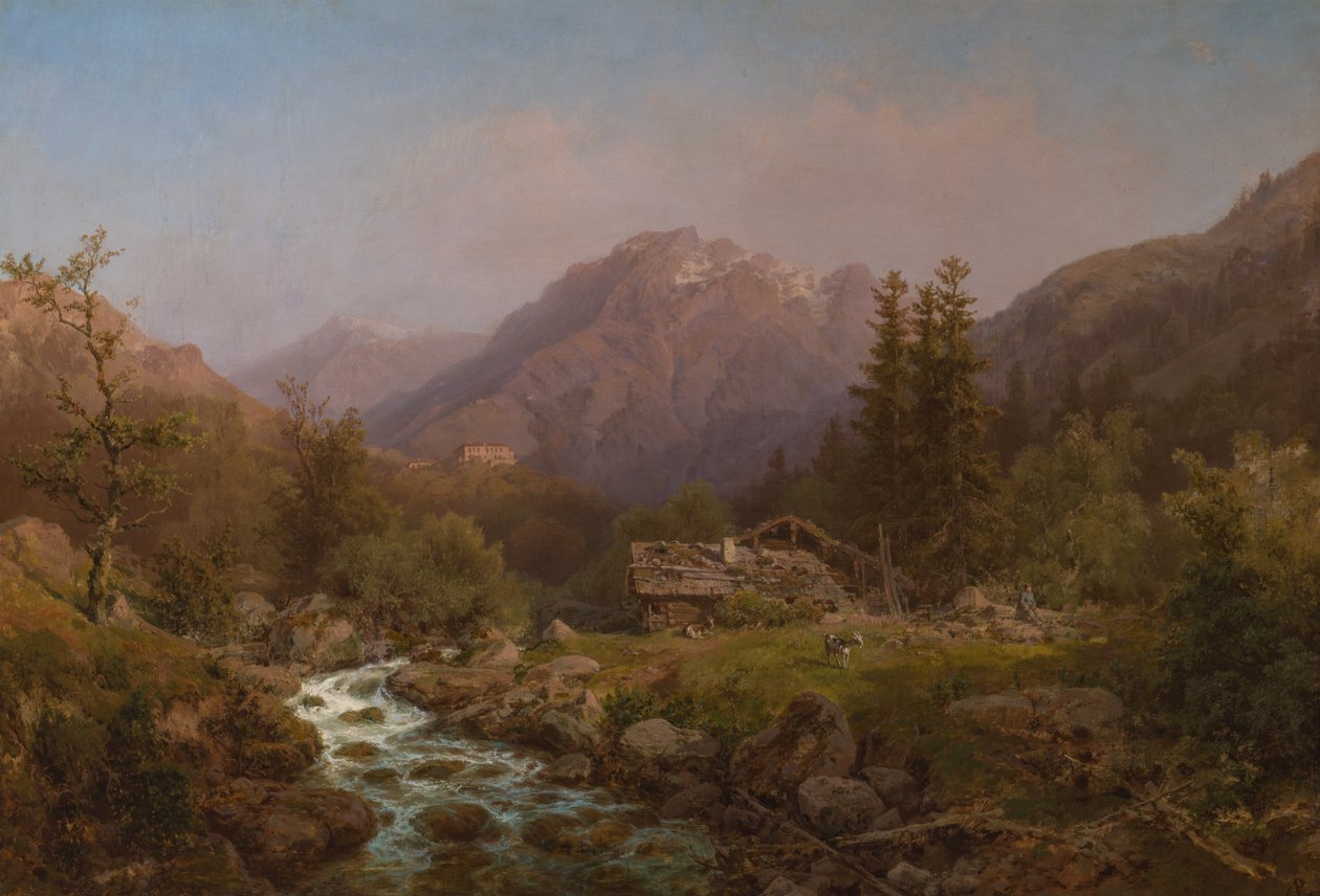 Fjelllandskap av August Piepenhagen