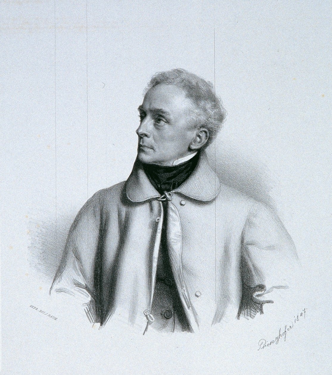 Maleren Johann Peter Krafft av August Prinzhofer
