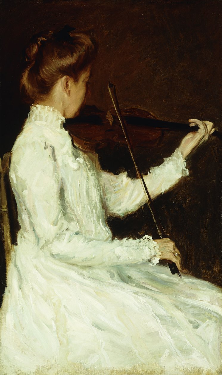 Fiolinisten av August Vincent Tack