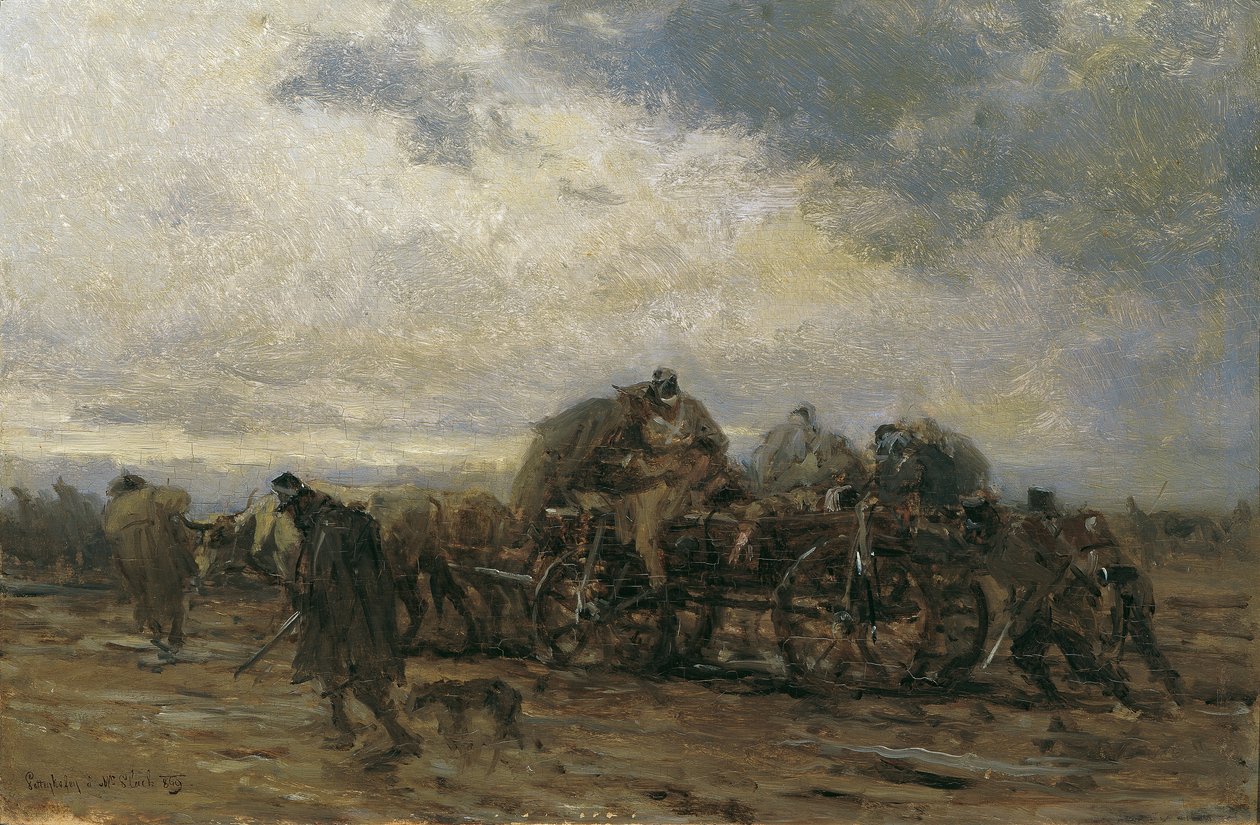 Den sårede transporten II av August von Pettenkofen