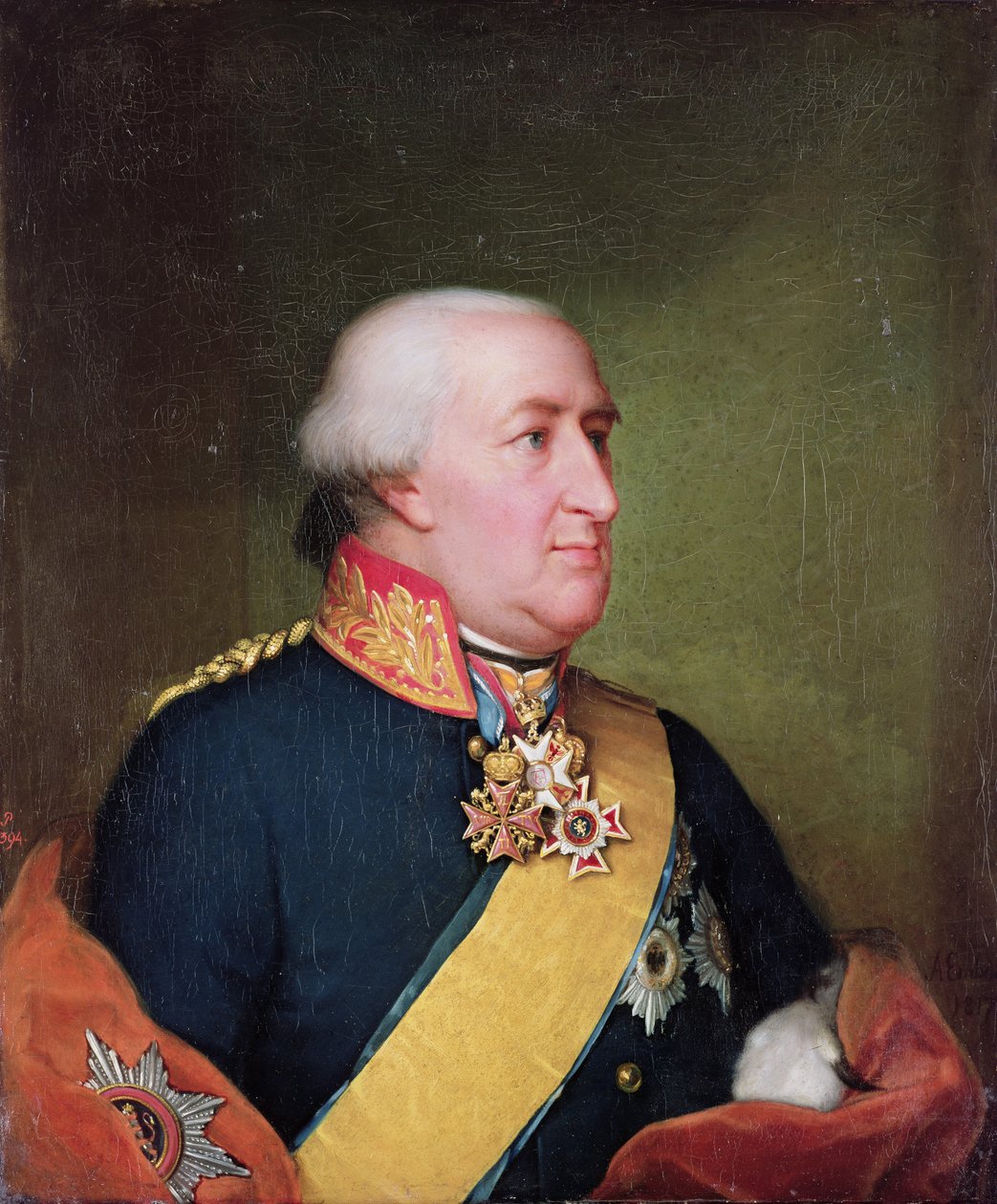 Kurfyrst Wilhelm I av Hessen-Kassel (1743-1821), 1817 av August von der Embde