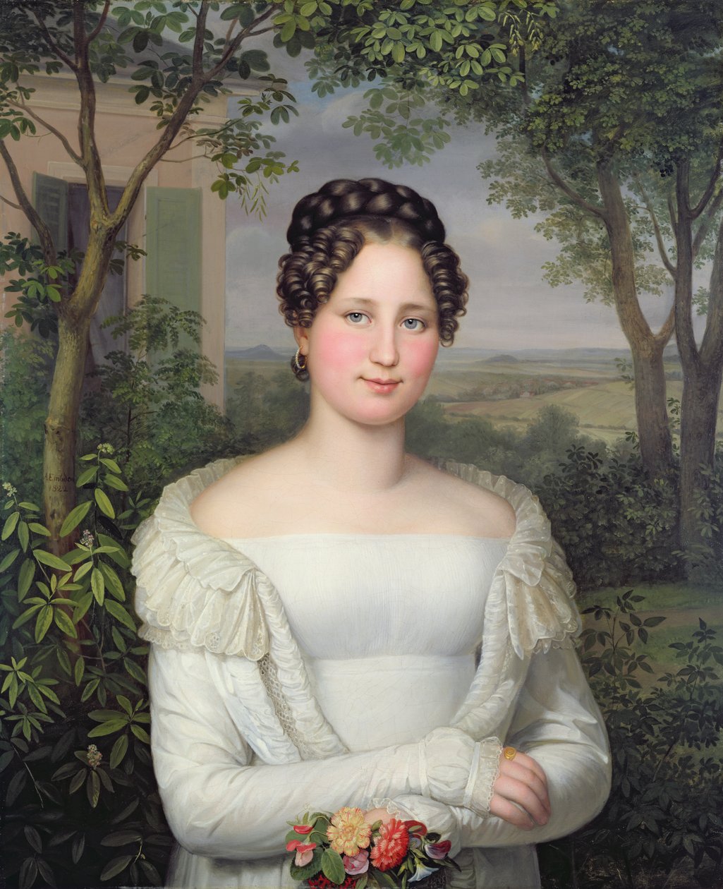 Portrett av Frau Horstmann, 1822 av August von der Embde