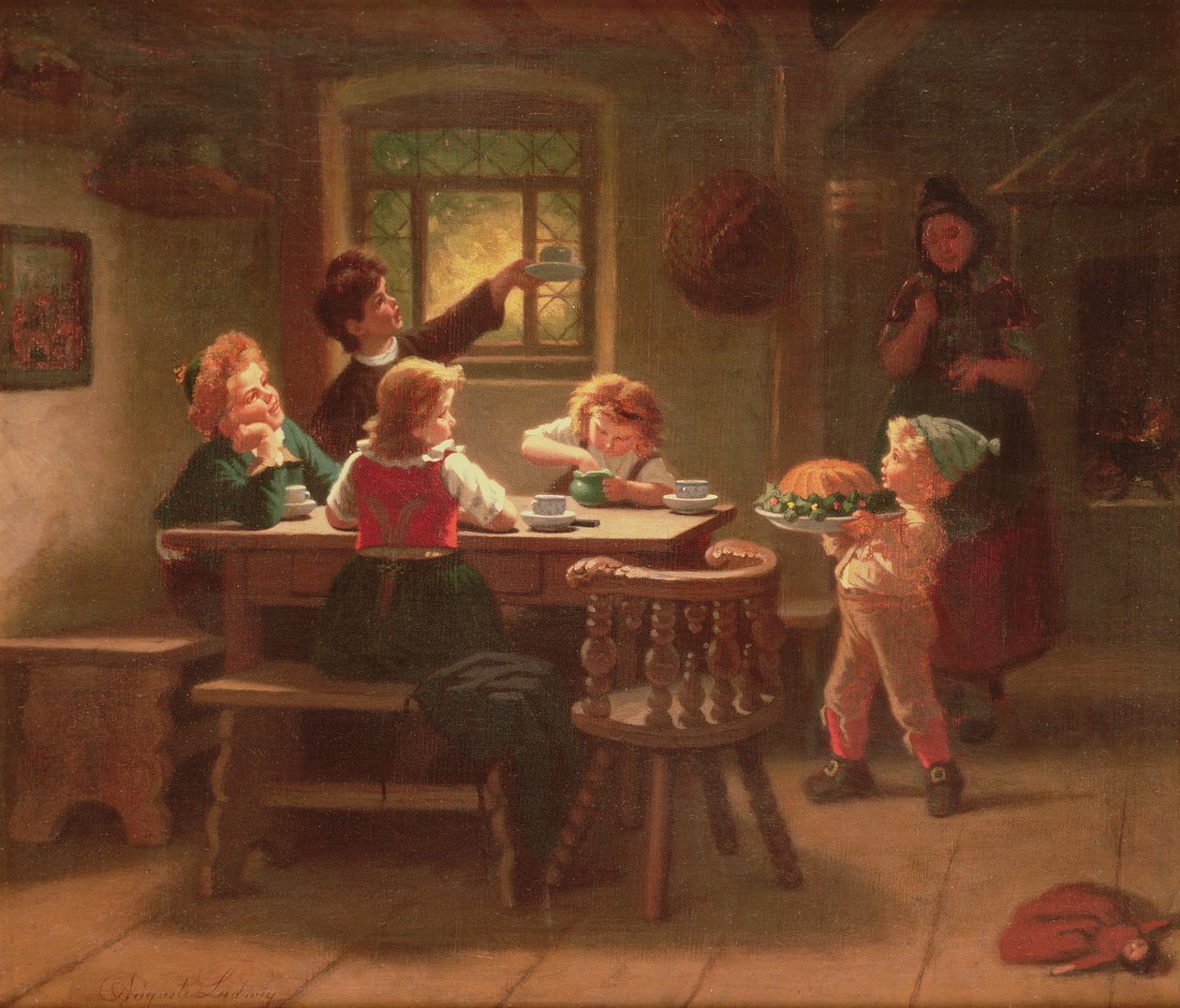 Bursdagskaken av Ludwig August or Louis August Schwiter