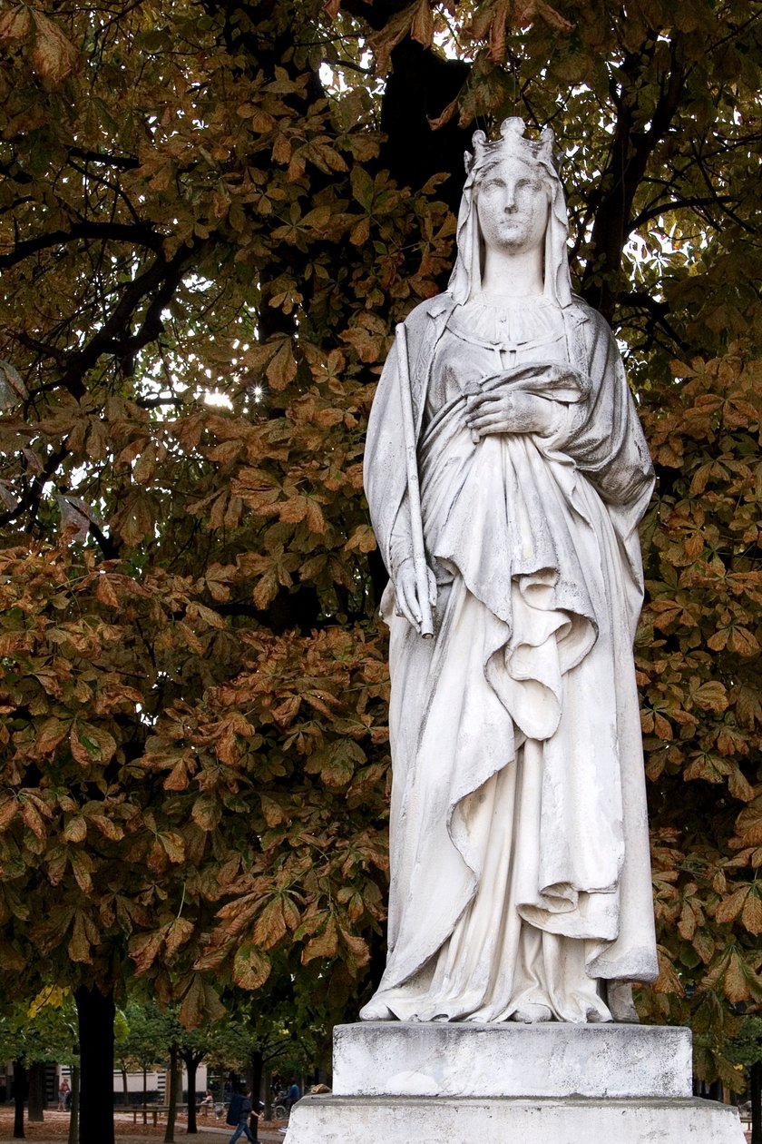 Portrett av Blanche de Castille (1185-1252) av Auguste Alexandre Dumont
