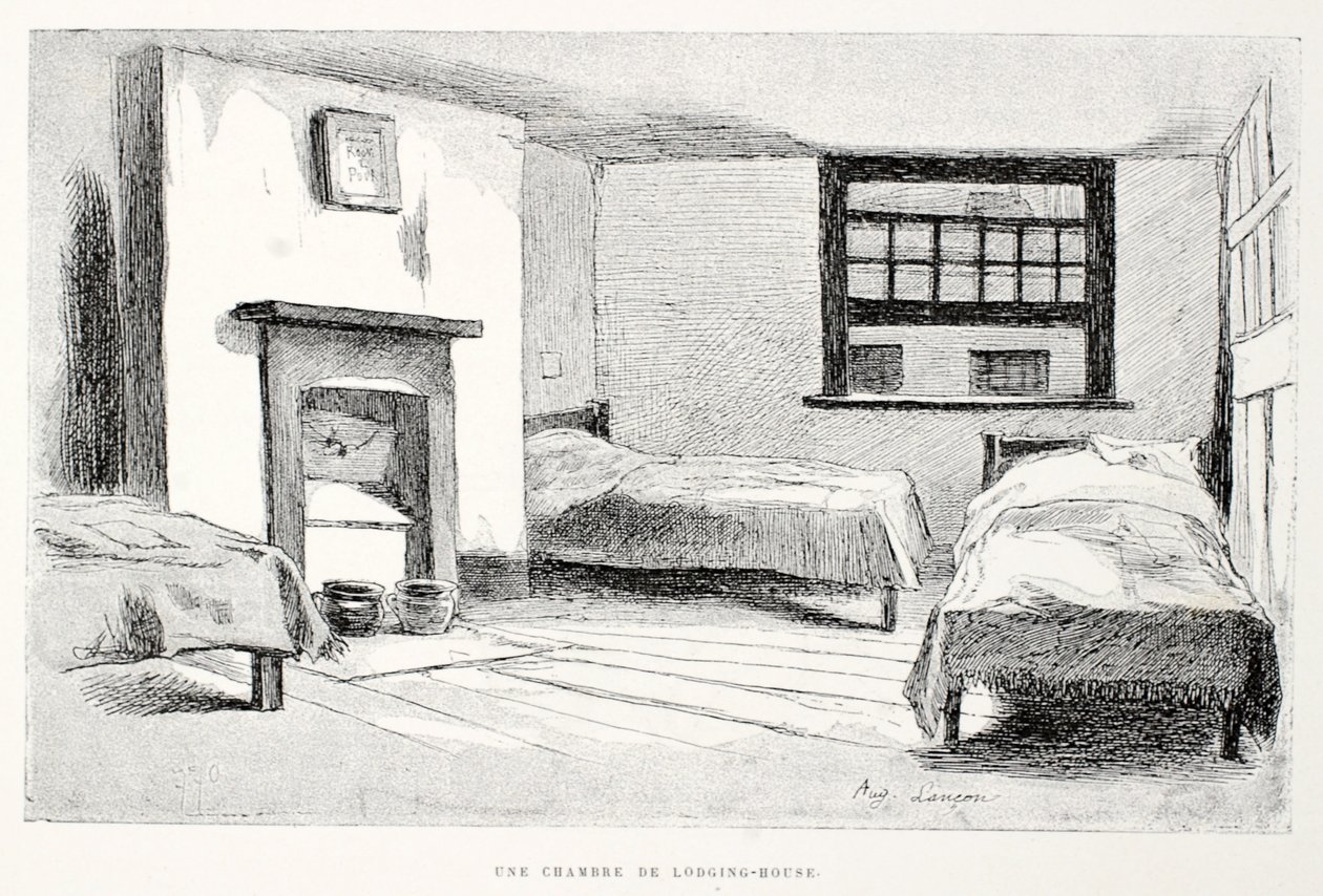 Une Chambre de lodging-house, illustrasjon fra 
