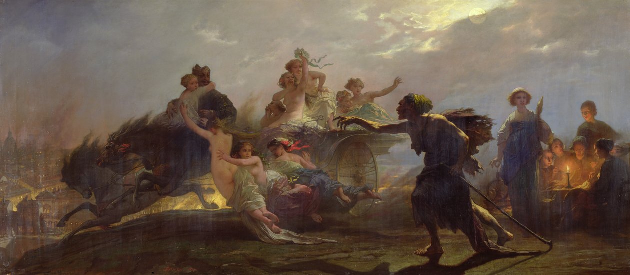 The Purveyor of Misery, 1860 av Auguste Barthelemy Glaize